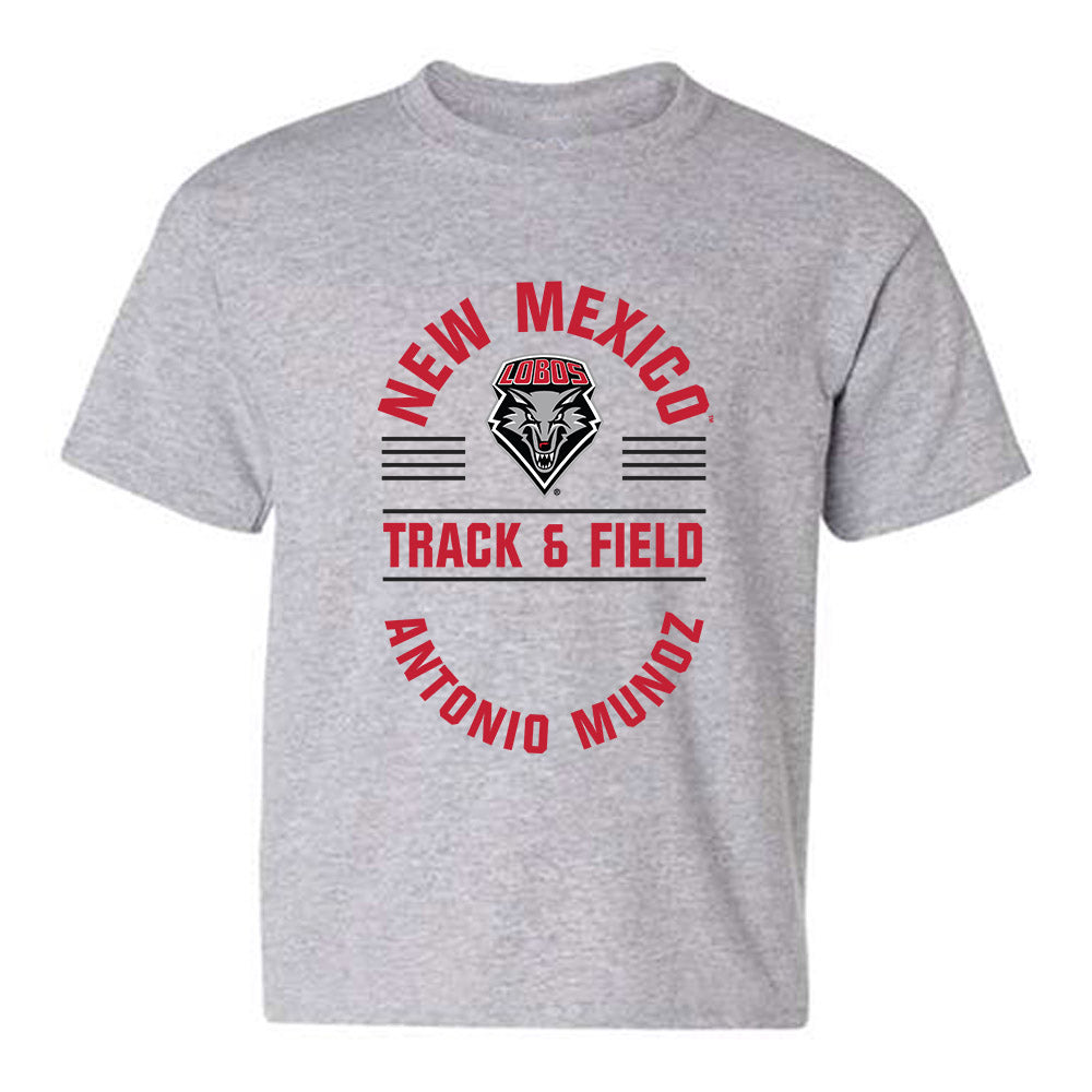 New Mexico - NCAA Men's Track & Field : Antonio Munoz - Classic Fashion Shersey Youth T-Shirt-0