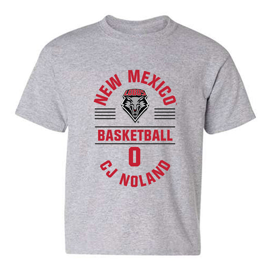 New Mexico - NCAA Men's Basketball : CJ Noland - Classic Fashion Shersey Youth T-Shirt-0