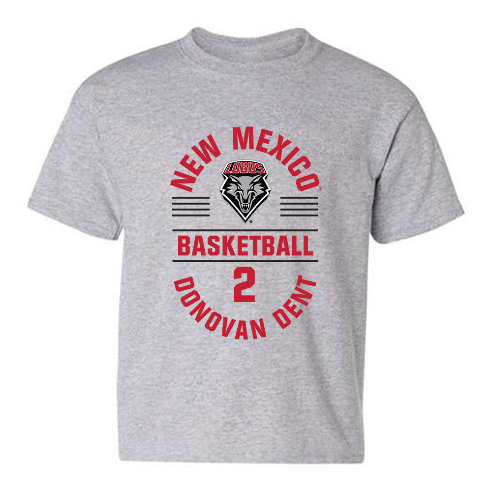 New Mexico - NCAA Men's Basketball : Donovan Dent - Classic Fashion Shersey Youth T-Shirt-0