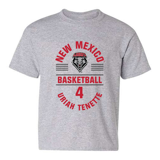 New Mexico - NCAA Men's Basketball : Uriah Tenette - Classic Fashion Shersey Youth T-Shirt-0