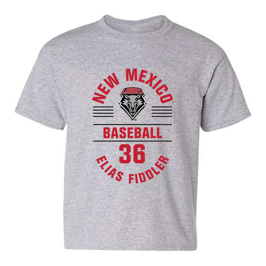 New Mexico - NCAA Baseball : Elias Fiddler - Classic Fashion Shersey Youth T-Shirt-0