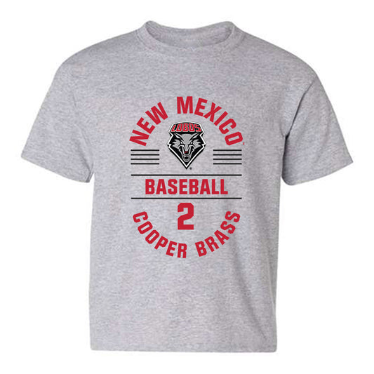 New Mexico - NCAA Baseball : Cooper Brass - Classic Fashion Shersey Youth T-Shirt-0