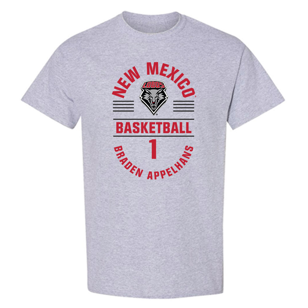 New Mexico - NCAA Men's Basketball : Braden Appelhans - Classic Fashion Shersey T-Shirt-0