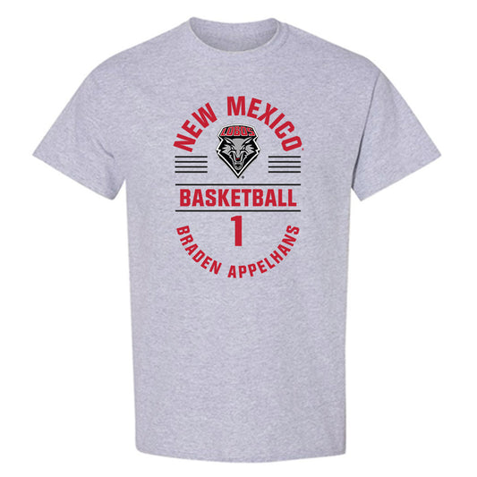 New Mexico - NCAA Men's Basketball : Braden Appelhans - Classic Fashion Shersey T-Shirt-0