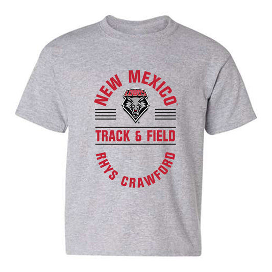 New Mexico - NCAA Men's Track & Field : Rhys Crawford - Classic Fashion Shersey Youth T-Shirt-0