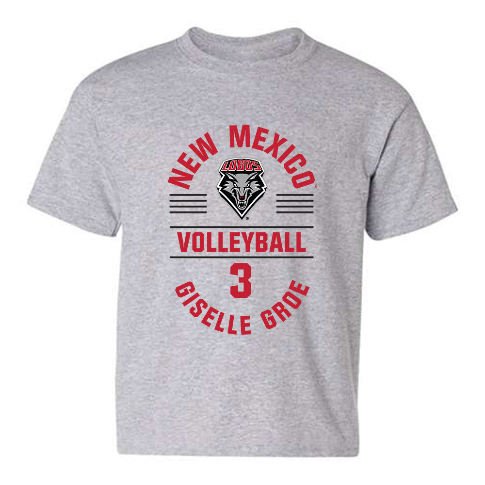 New Mexico - NCAA Women's Volleyball : Giselle Groe - Classic Fashion Shersey Youth T-Shirt-0