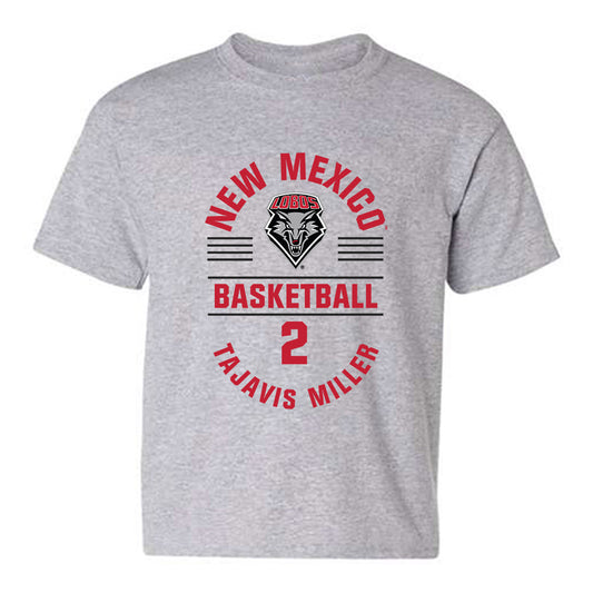 New Mexico - NCAA Men's Basketball : Tajavis Miller - Classic Fashion Shersey Youth T-Shirt-0