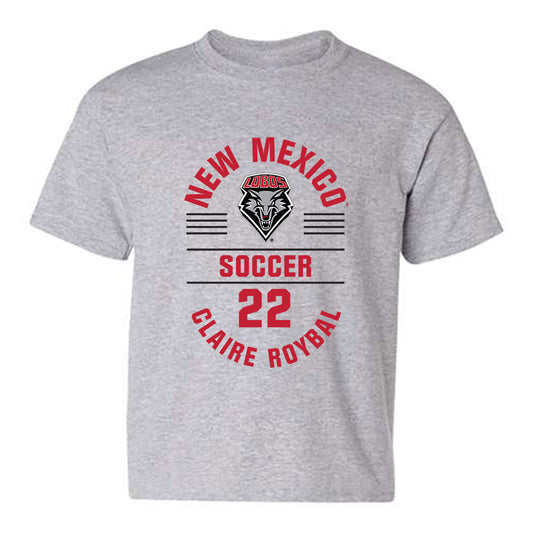 New Mexico - NCAA Women's Soccer : Claire Roybal - Classic Fashion Shersey Youth T-Shirt-0