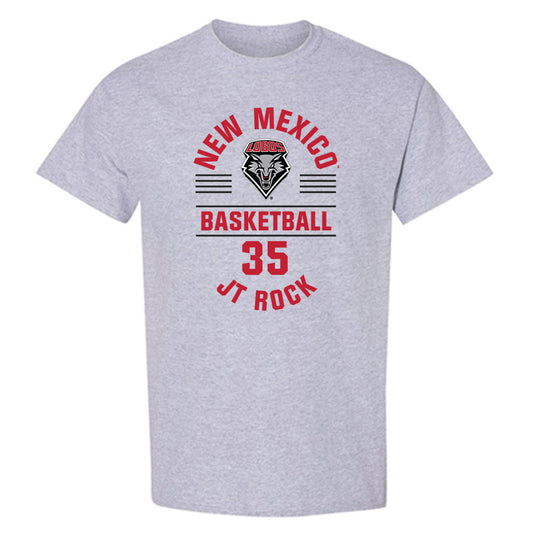 New Mexico - NCAA Men's Basketball : JT Rock - Classic Fashion Shersey T-Shirt-0