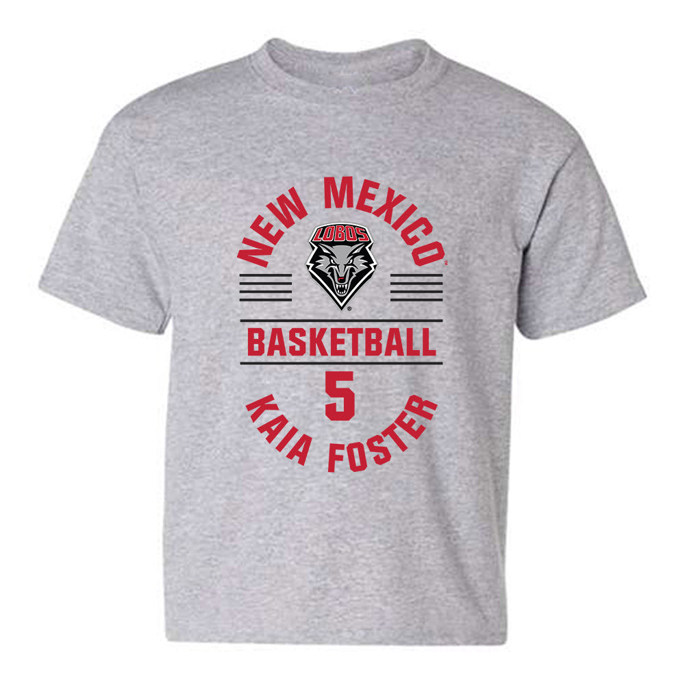 New Mexico - NCAA Women's Basketball : Kaia Foster - Classic Fashion Shersey Youth T-Shirt-0