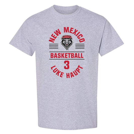 New Mexico - NCAA Men's Basketball : Luke Haupt - Classic Fashion Shersey T-Shirt-0