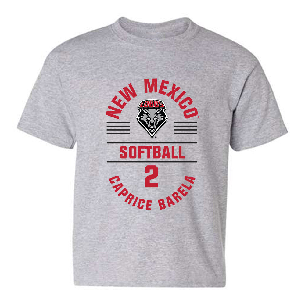 New Mexico - NCAA Softball : Caprice Barela - Classic Fashion Shersey Youth T-Shirt-0