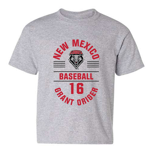 New Mexico - NCAA Baseball : Grant Origer - Classic Fashion Shersey Youth T-Shirt-0