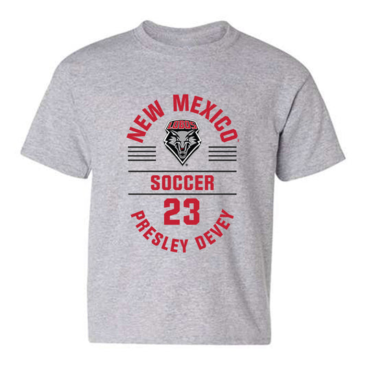 New Mexico - NCAA Women's Soccer : Presley Devey - Classic Fashion Shersey Youth T-Shirt-0