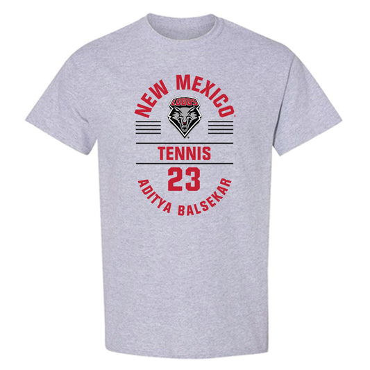 New Mexico - NCAA Men's Tennis : Aditya Balsekar - Classic Fashion Shersey T-Shirt-0