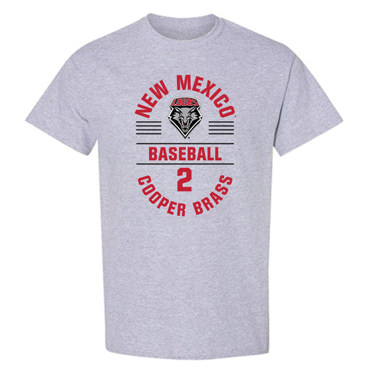 New Mexico - NCAA Baseball : Cooper Brass - Classic Fashion Shersey T-Shirt-0