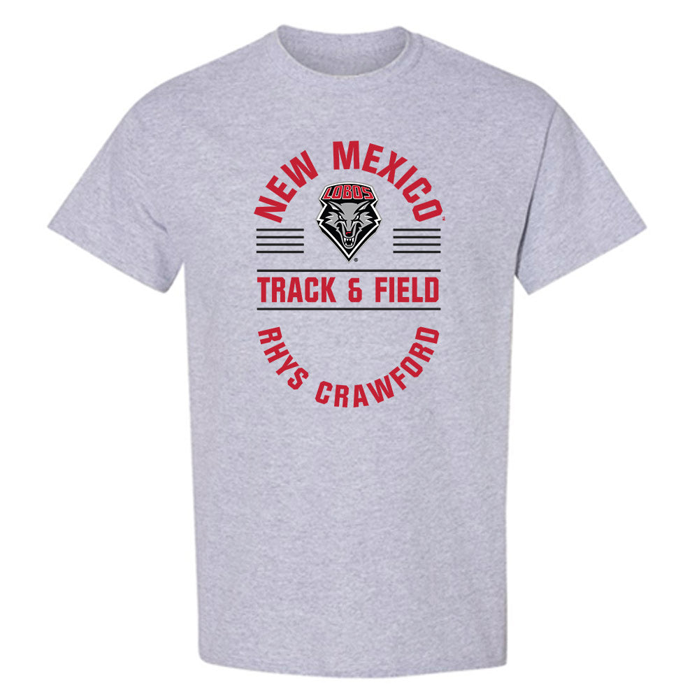 New Mexico - NCAA Men's Track & Field : Rhys Crawford - Classic Fashion Shersey T-Shirt-0