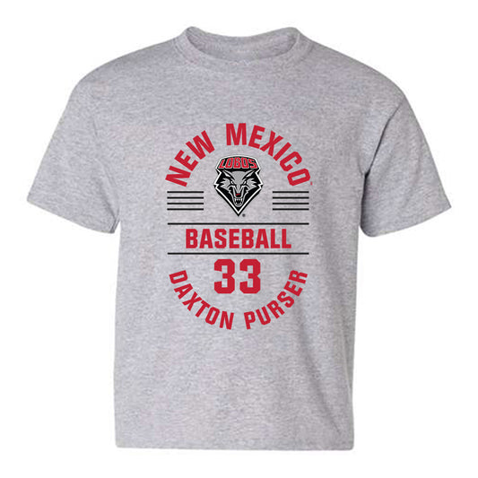 New Mexico - NCAA Baseball : Daxton Purser - Classic Fashion Shersey Youth T-Shirt-0
