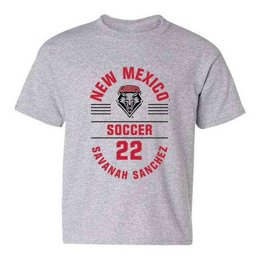 New Mexico - NCAA Women's Soccer : Savanah Sanchez - Classic Fashion Shersey Youth T-Shirt-0