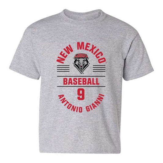 New Mexico - NCAA Baseball : Antonio Gianni - Classic Fashion Shersey Youth T-Shirt-0