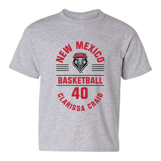 New Mexico - NCAA Women's Basketball : Clarissa Craig - Classic Fashion Shersey Youth T-Shirt-0