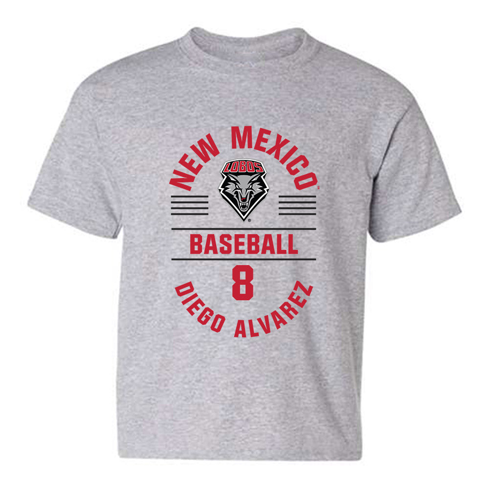 New Mexico - NCAA Baseball : Diego Alvarez - Classic Fashion Shersey Youth T-Shirt-0