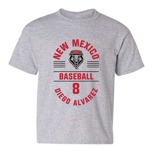 New Mexico - NCAA Baseball : Diego Alvarez - Classic Fashion Shersey Youth T-Shirt-0