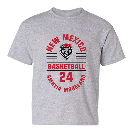 New Mexico - NCAA Women's Basketball : Amhyia Moreland - Classic Fashion Shersey Youth T-Shirt-0