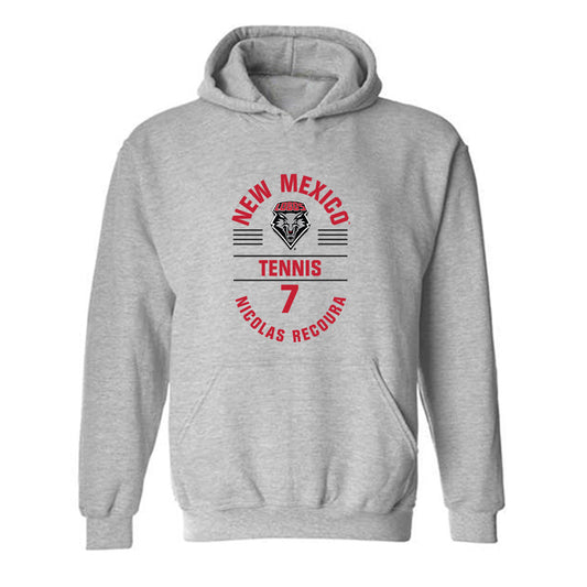 New Mexico - NCAA Men's Tennis : Nicolas Recoura - Classic Fashion Shersey Hooded Sweatshirt-0
