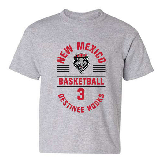 New Mexico - NCAA Women's Basketball : Destinee Hooks - Classic Fashion Shersey Youth T-Shirt-0