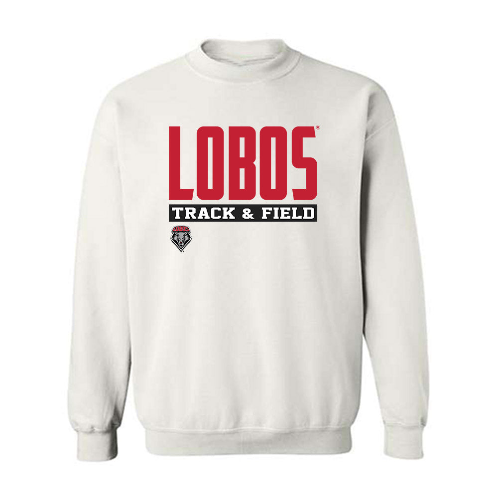 New Mexico - NCAA Men's Track & Field : Thomas Alrick - Classic Fashion Shersey Crewneck Sweatshirt-0