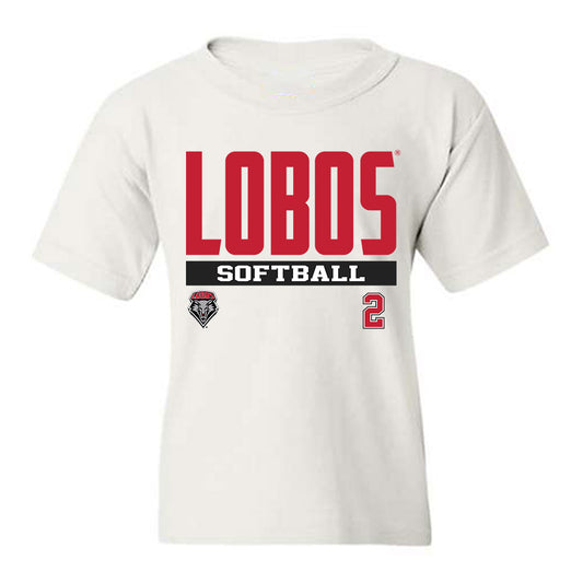 New Mexico - NCAA Softball : Caprice Barela - Classic Fashion Shersey Youth T-Shirt-0