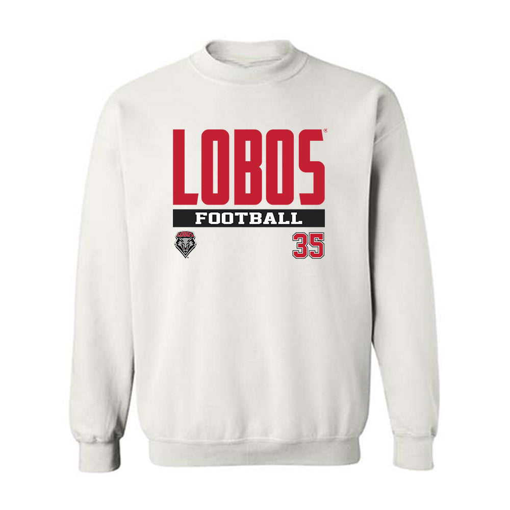 New Mexico - NCAA Football : Charles Steinkamp - Classic Fashion Shersey Crewneck Sweatshirt