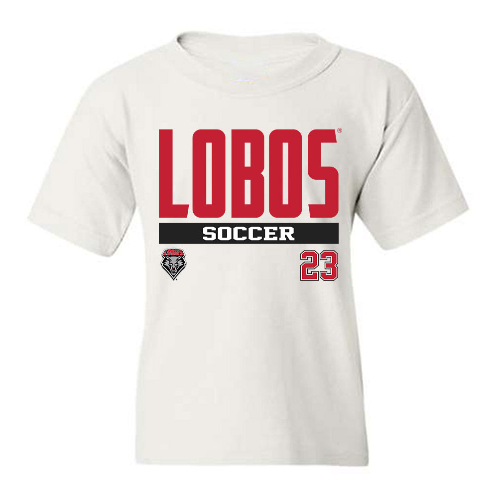 New Mexico - NCAA Women's Soccer : Presley Devey - Classic Fashion Shersey Youth T-Shirt-0