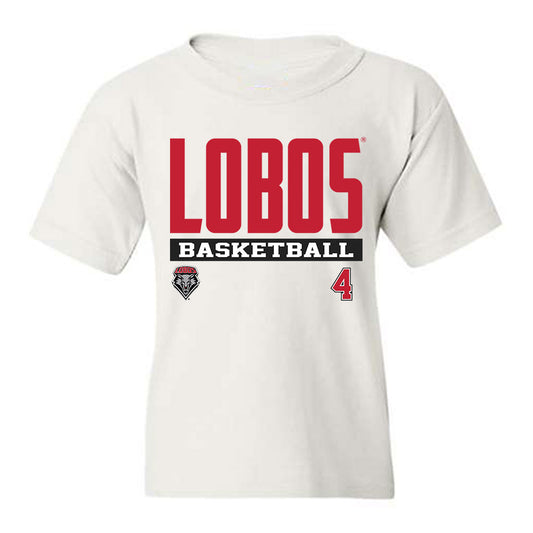 New Mexico - NCAA Men's Basketball : Uriah Tenette - Classic Fashion Shersey Youth T-Shirt-0