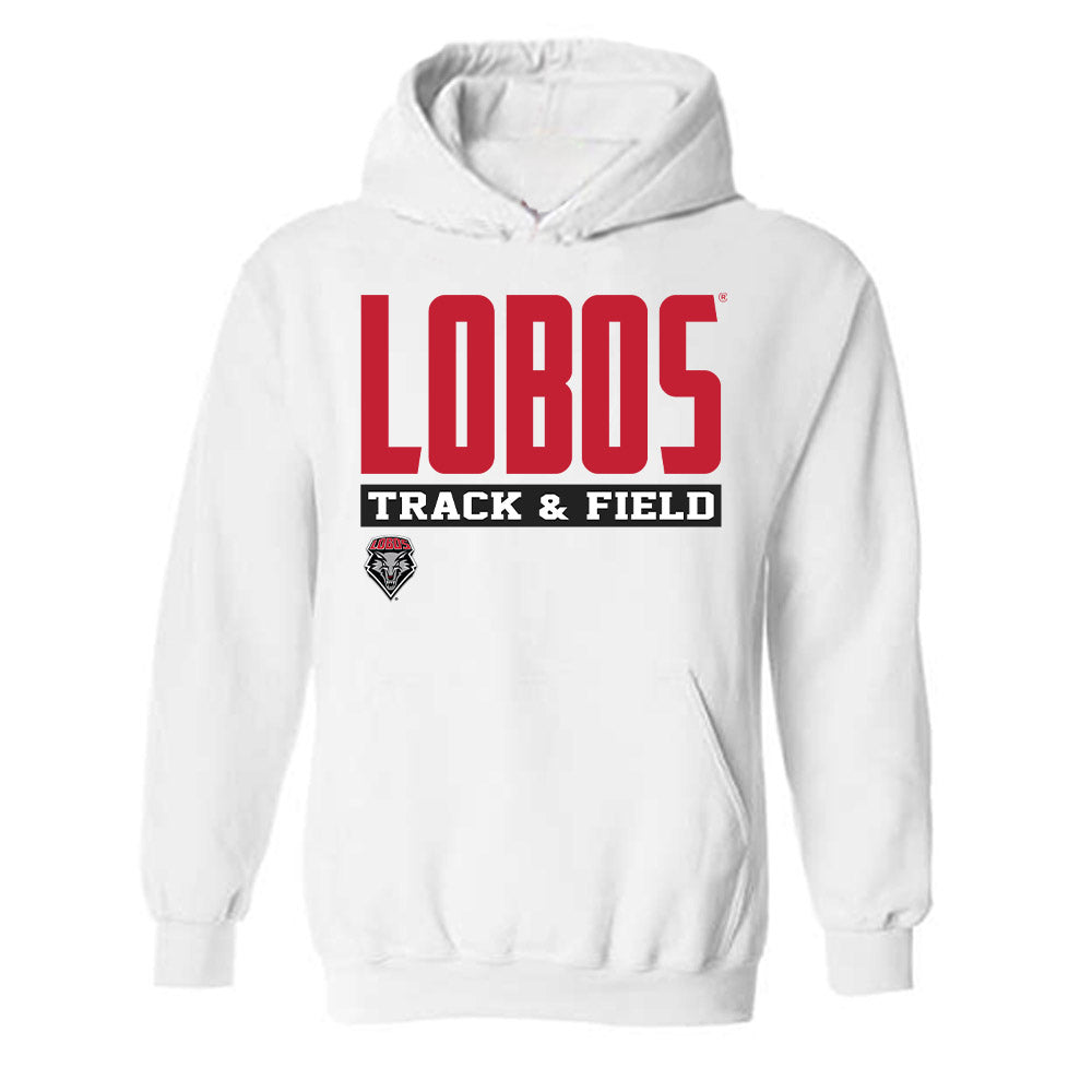 New Mexico - NCAA Women's Track & Field : Alyssa Gregory - Classic Fashion Shersey Hooded Sweatshirt-0