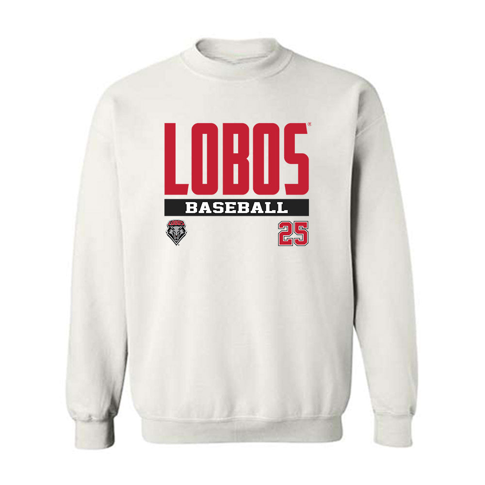 New Mexico - NCAA Baseball : Luke Wiseman - Classic Fashion Shersey Crewneck Sweatshirt-0