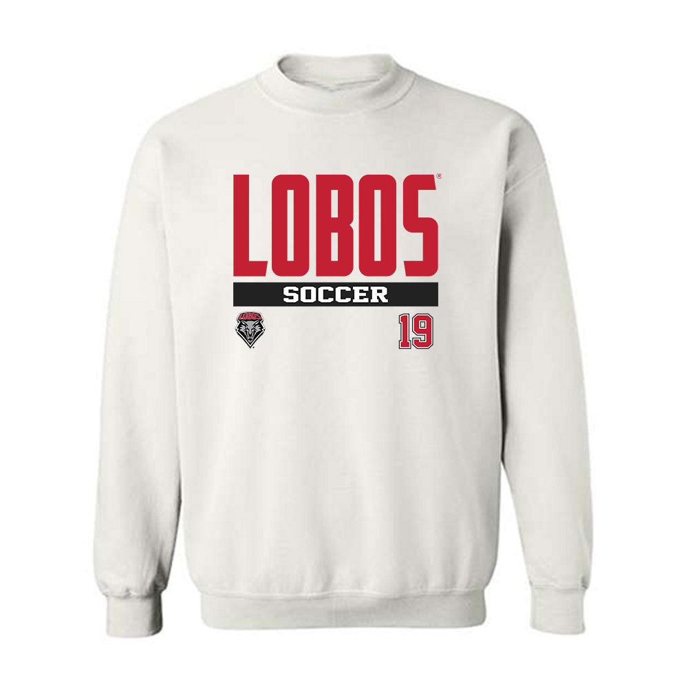 New Mexico - NCAA Women's Soccer : Taryn Robles - Classic Fashion Shersey Crewneck Sweatshirt-0