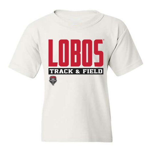 New Mexico - NCAA Men's Track & Field : Rhys Crawford - Classic Fashion Shersey Youth T-Shirt-0