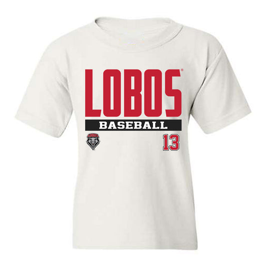 New Mexico - NCAA Baseball : Matthew Romero - Classic Fashion Shersey Youth T-Shirt-0