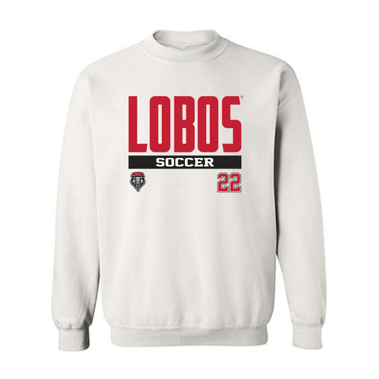 New Mexico - NCAA Women's Soccer : Claire Roybal - Classic Fashion Shersey Crewneck Sweatshirt-0