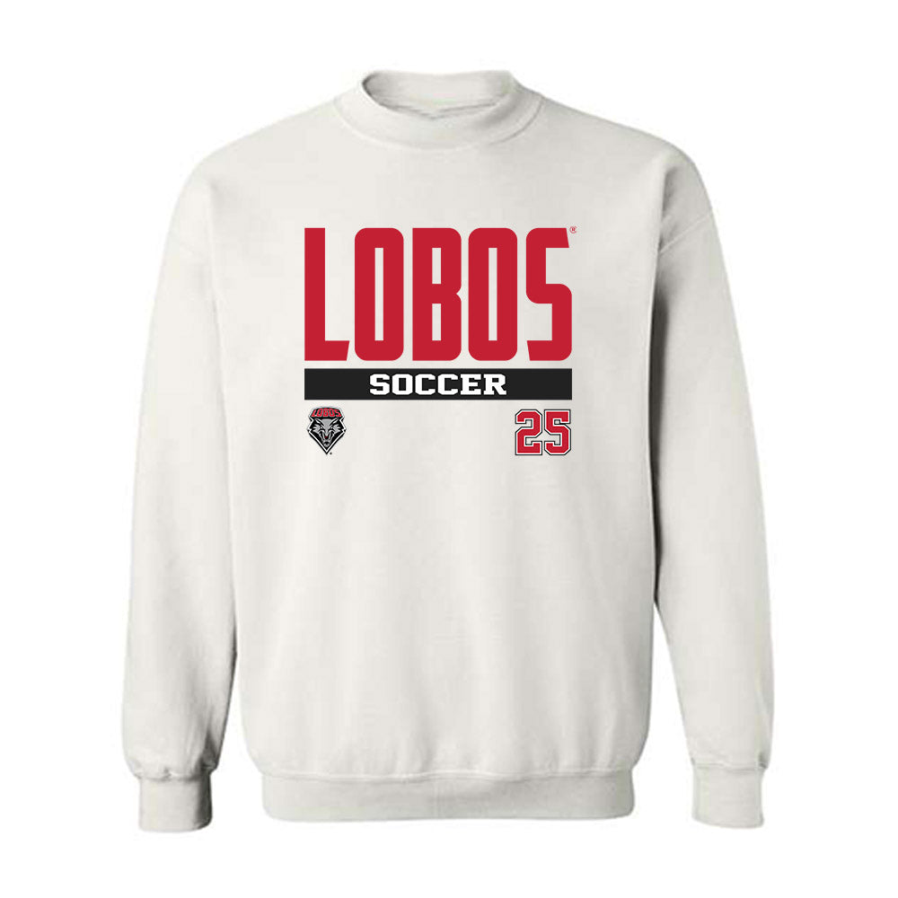 New Mexico - NCAA Women's Soccer : Samantha Corrie - Classic Fashion Shersey Crewneck Sweatshirt-0