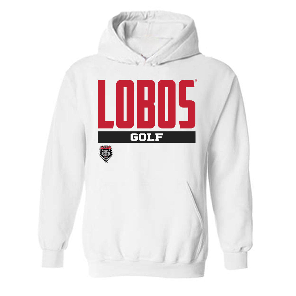 New Mexico - NCAA Men's Golf : Clark Sonnenberg - Classic Fashion Shersey Hooded Sweatshirt-0