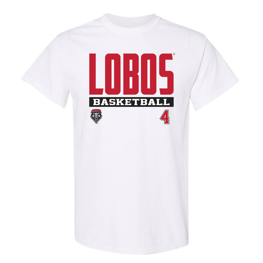 New Mexico - NCAA Men's Basketball : Uriah Tenette - Classic Fashion Shersey T-Shirt-0