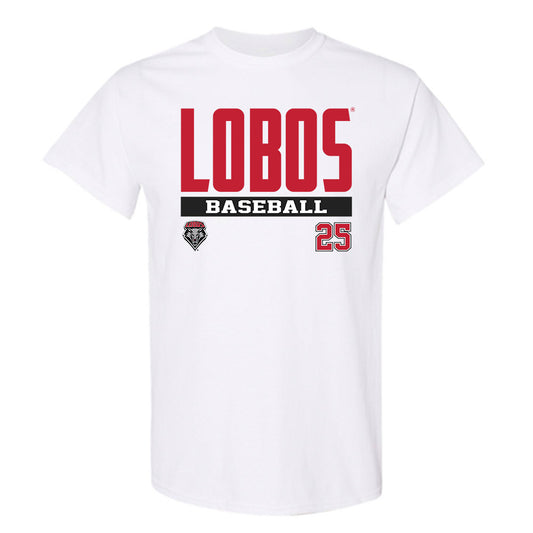 New Mexico - NCAA Baseball : Luke Wiseman - Classic Fashion Shersey T-Shirt-0