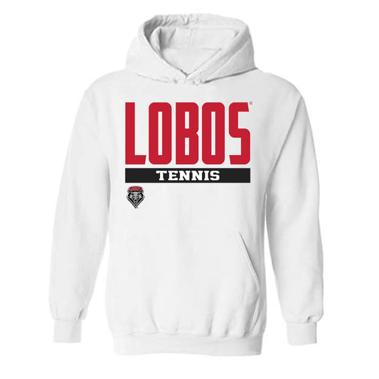 New Mexico - NCAA Men's Tennis : Georgio Samaha - Classic Fashion Shersey Hooded Sweatshirt-0
