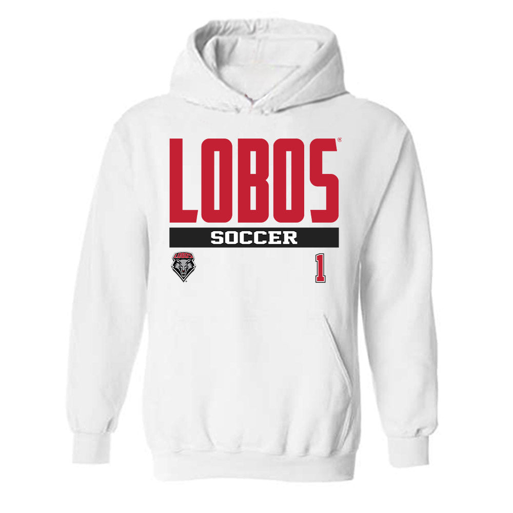 New Mexico - NCAA Women's Soccer : Alyson Campbell - Classic Fashion Shersey Hooded Sweatshirt-0