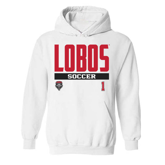 New Mexico - NCAA Women's Soccer : Alyson Campbell - Classic Fashion Shersey Hooded Sweatshirt-0