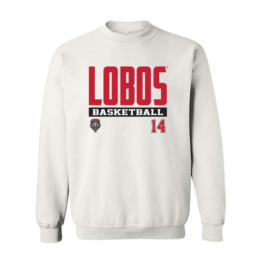 New Mexico - NCAA Women's Basketball : Leonor Peixinho - Classic Fashion Shersey Crewneck Sweatshirt-0