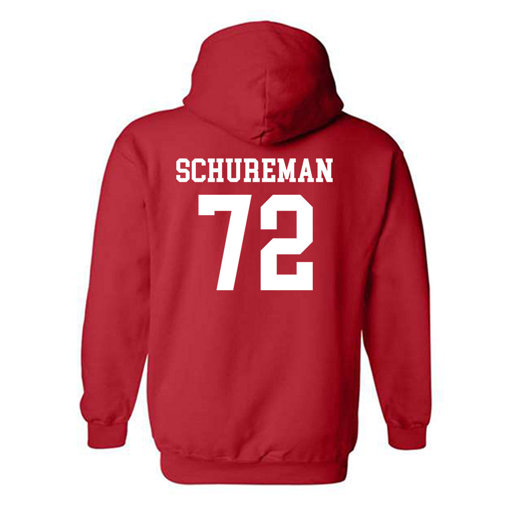 New Mexico - NCAA Football : Griffin Schureman - Classic Shersey Hooded Sweatshirt-1